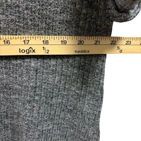 Maeve By Anthropologie Womens Gray Ribbed Cowl Neck Sweater XS Oversized - Picture 6 of 10